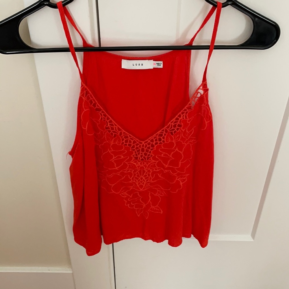 Cute burnt orange tank top